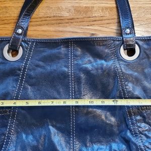 🌵Fossil🌵Black Leather Large Tote